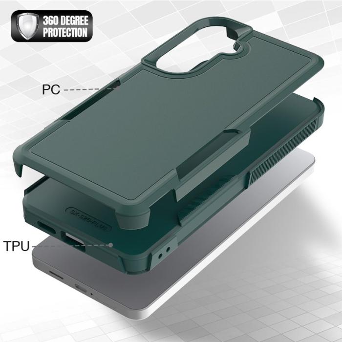 OEM - Mobilskal för Samsung Galaxy S26 Plus Shockproof PC + TPU - Mörkgrön
