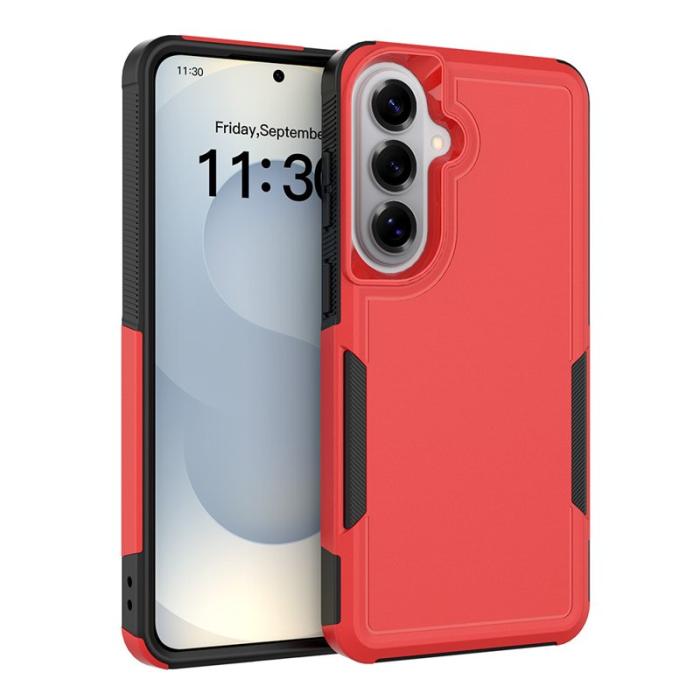 OEM - Mobilskal för Samsung Galaxy S26 Plus Shockproof PC + TPU - Röd