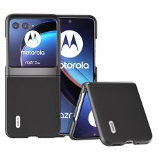 ABEEL - ABEEL Mobilskal till Motorola Razr 40 Ultra 5G Haze TextuR&ouml;d Svart