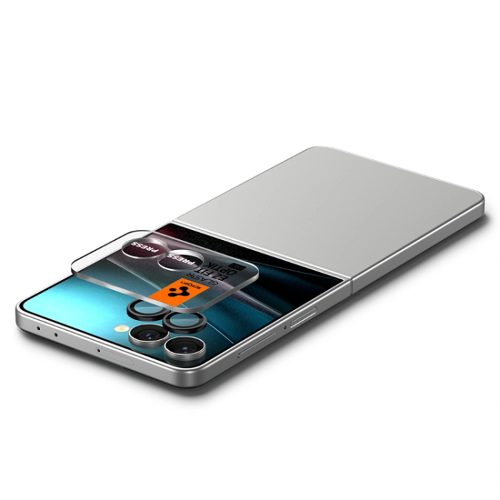 Spigen - [2-Pack] Spigen Galaxy Z Flip 7 Härdat Glas Kameraskydd EZ Fit