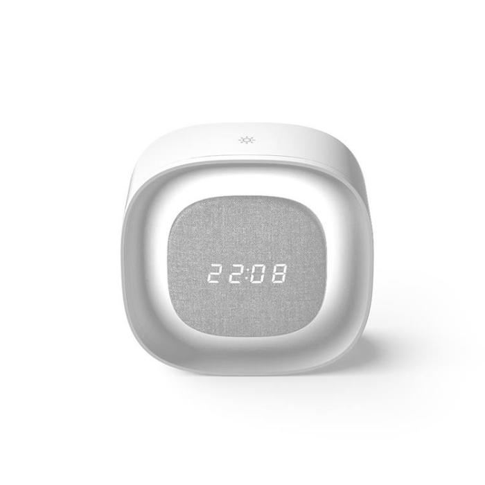 Forever Light - Forever Light Väckarklocka med LED Nattlampa BJORN PURE - Vit