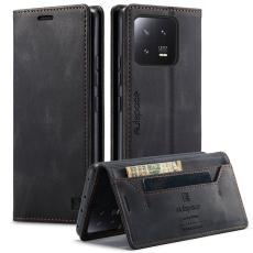 AUTSPACE - AUTSPACE Xiaomi 13 Wallet Fodral KonstL&auml;der - Svart