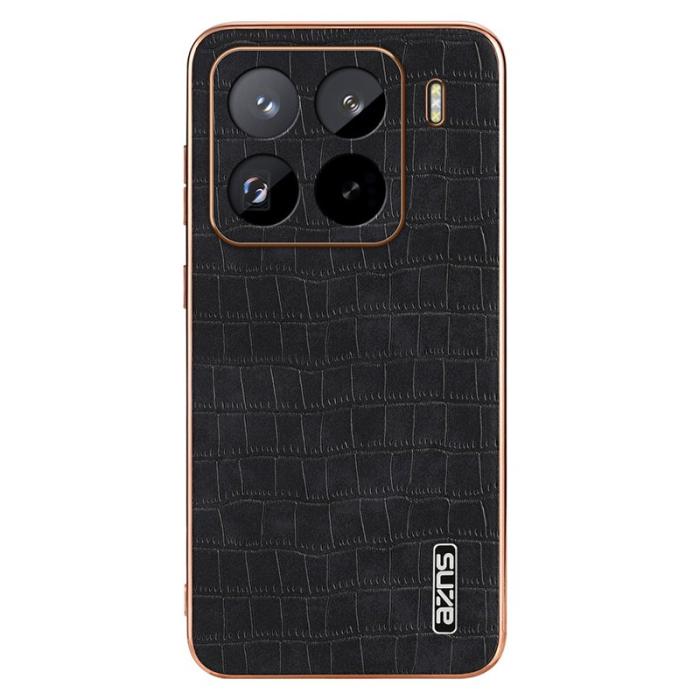 AZNS - AZNS Xiaomi 15 Pro Fodral Electroplating KonstLäder - Svart
