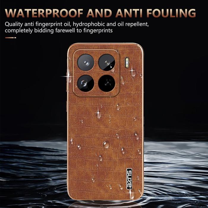 AZNS - AZNS Xiaomi 15 Pro Fodral Electroplating KonstLäder - Svart