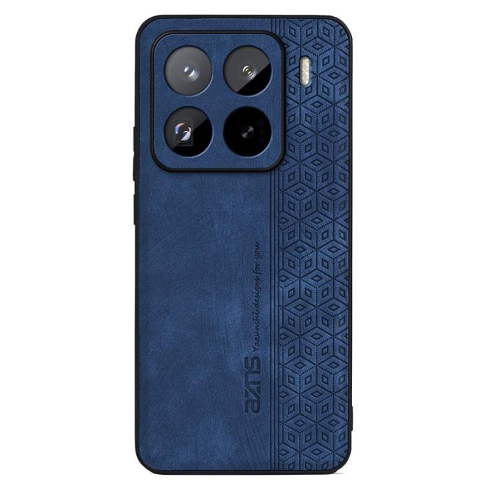 AZNS - AZNS Xiaomi 15 Pro Fodral KonstLäder TPU Skydd - Blå