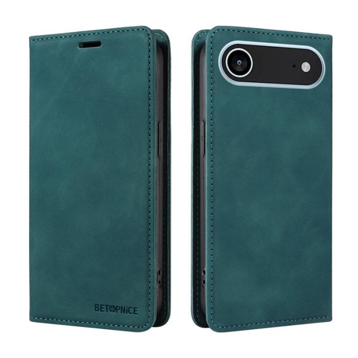 BETOPNICE - BETOPNICE iPhone Air Plånboksfodral Konstläder - Grön