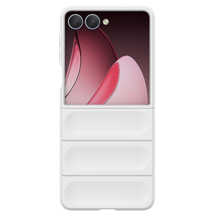 A-One Brand - Galaxy Z Flip 7 Mobilskal Anti-Drop TPU Rugged - Vit
