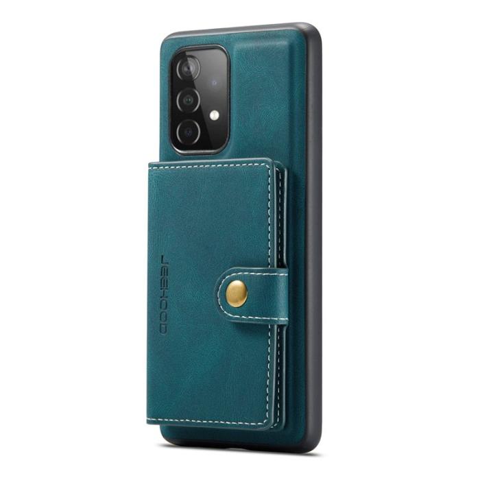 JEEHOOD - JEEHOOD Mobilskal till Samsung Galaxy A53 5G 2-i-1 Plånboksfodral Grön
