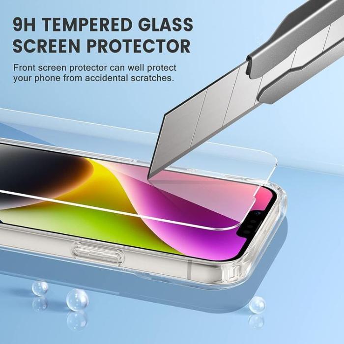 Boom of Sweden - [3in1] BOOM iPhone 11 Mobilskal, Härdat Glas, Kameralinsskydd - Clear
