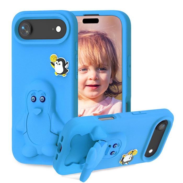 OEM - D.G Ming iPhone Air Case Kickstand Shockproof EVA - Blå