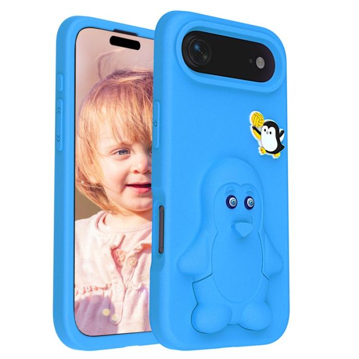 OEM - D.G Ming iPhone Air Case Kickstand Shockproof EVA - Blå