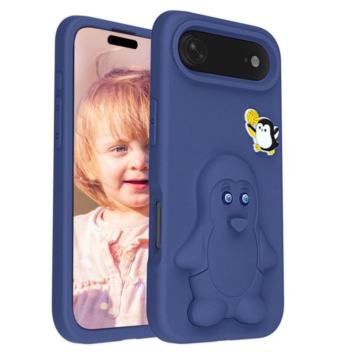 OEM - D.G Ming iPhone Air Case Kickstand Shockproof EVA - Blå