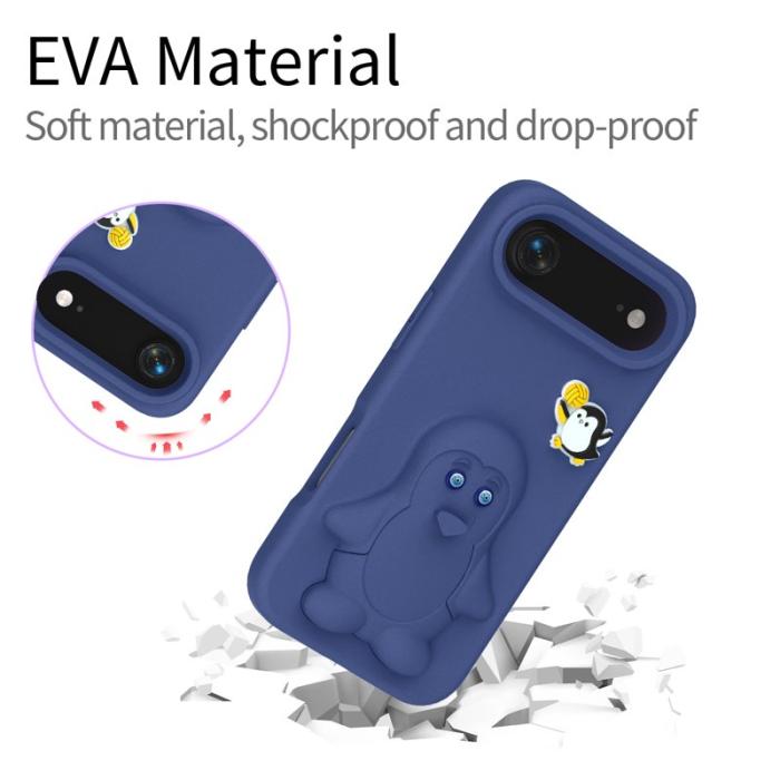 OEM - D.G Ming iPhone Air Case Kickstand Shockproof EVA - Blå