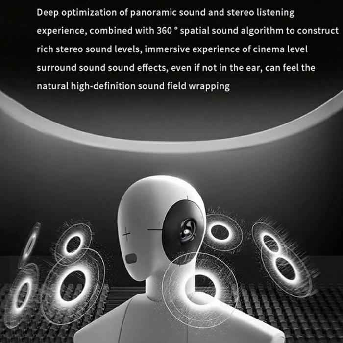 HTC - HTC In-Ear Trådlösa Hörlurar AI-översättare Clip-On NE32