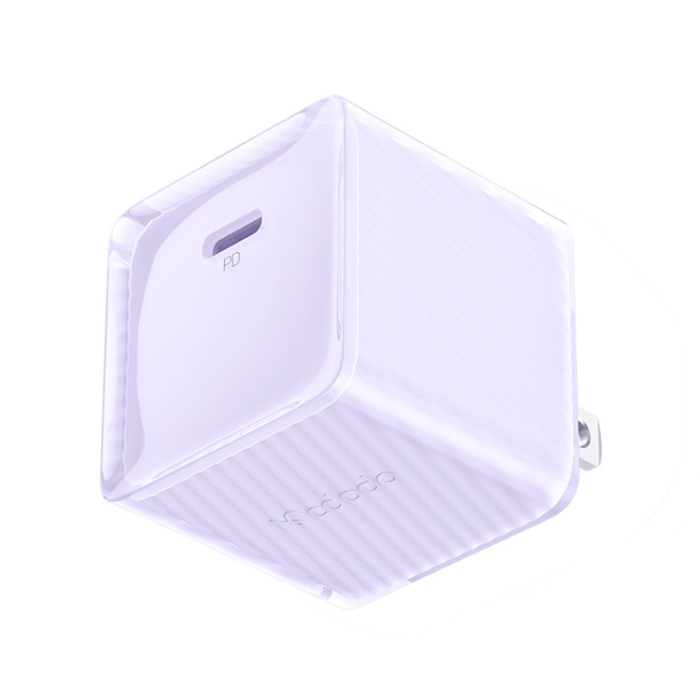 Mcdodo - MCDODO GaN Snabbladdare 20W USB-C PD US CH-375-MDD - Lila