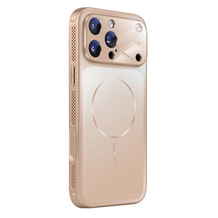 iPhone 17 Pro Mobilskal MagSafe Matte Skin Feel - Titan Guld | 2353 | AlltMobil