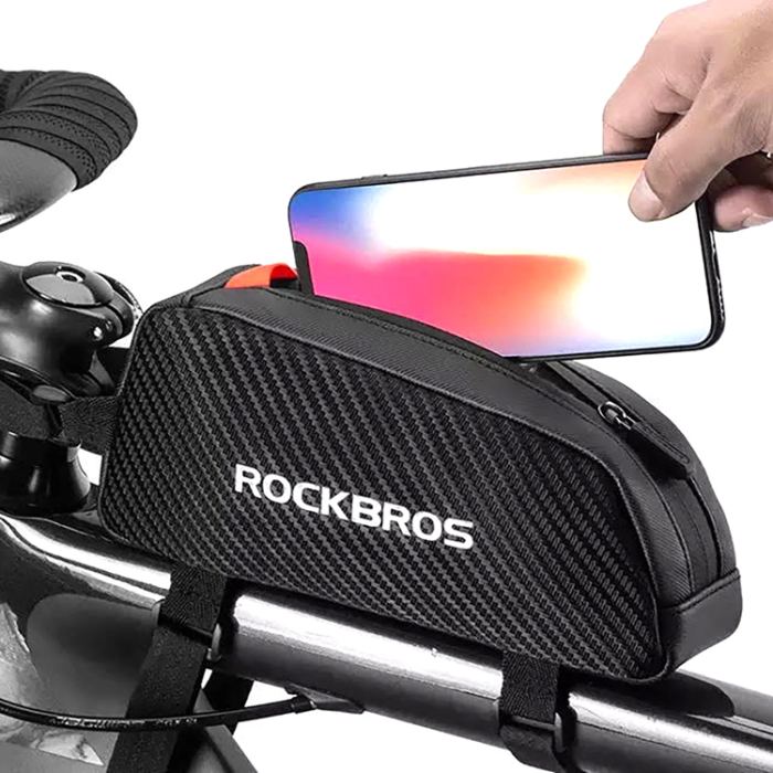 Rockbros - Rockbros Cykelramsväska med Fläta 1 L - Svart