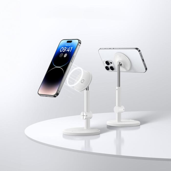 BASEUS - Baseus Mobilhållare Magpro Stående - Vit