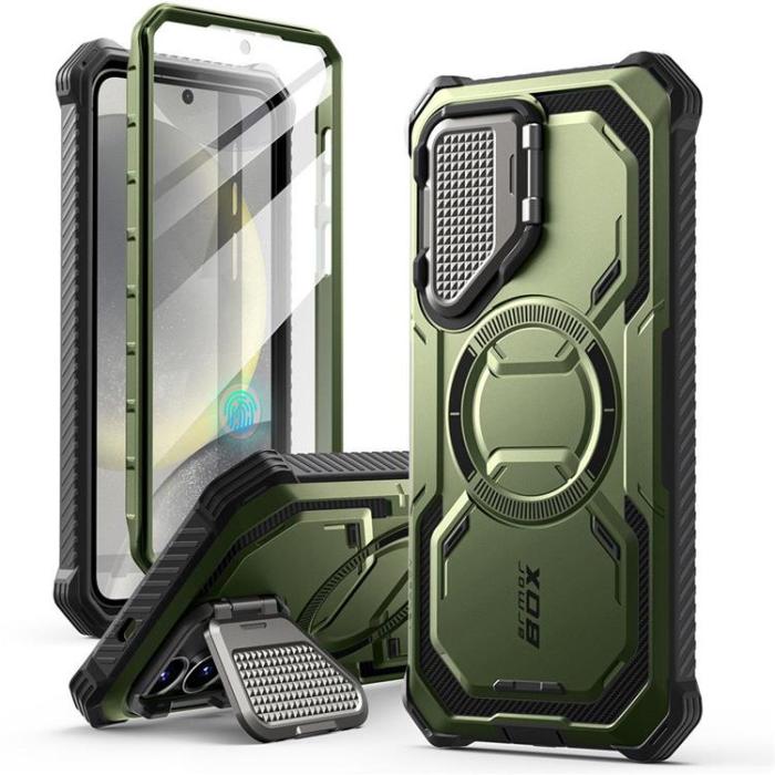 SupCase - SupCase Galaxy S25 Mobilskal Magsafe IBLSN Armorbox - Guldan
