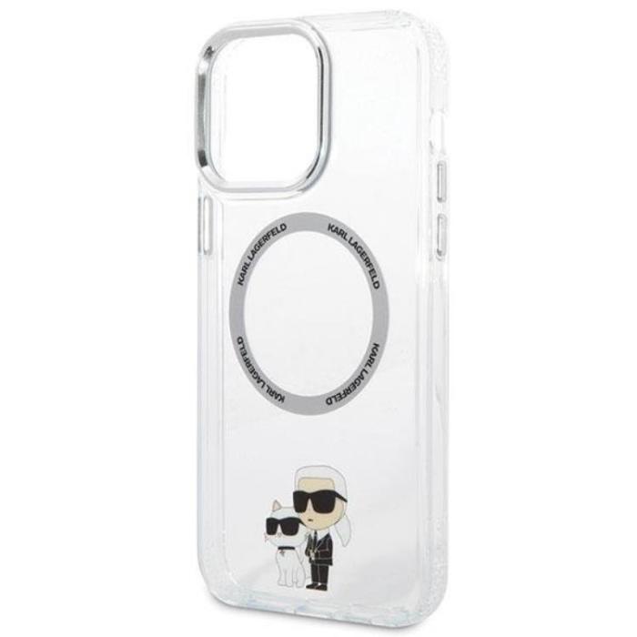 KARL LAGERFELD - Karl Lagerfeld iPhone 13 Pro Max Mobilskal Iconic Karl&Choupette
