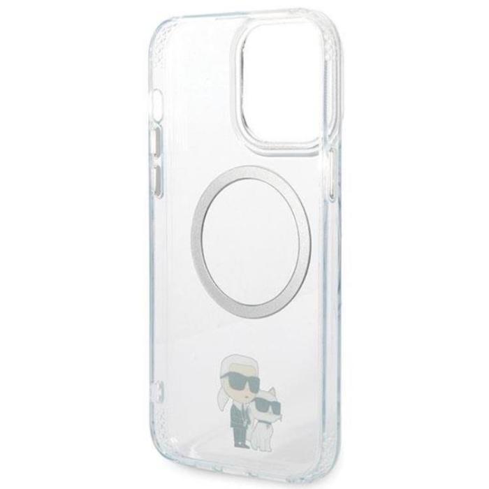 KARL LAGERFELD - Karl Lagerfeld iPhone 13 Pro Max Mobilskal Iconic Karl&Choupette