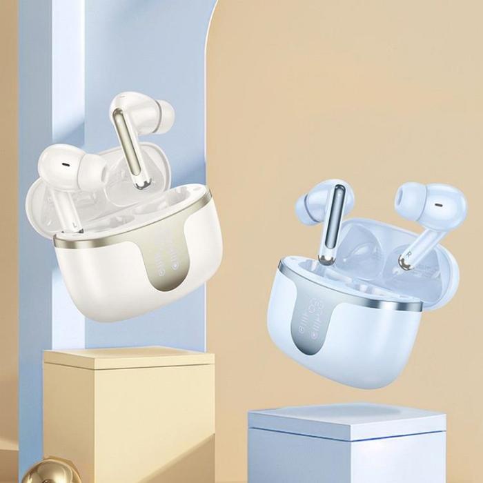 Hoco - Hoco Trådlösa Hörlurar Bluetooth TWS EQ10 - Vit