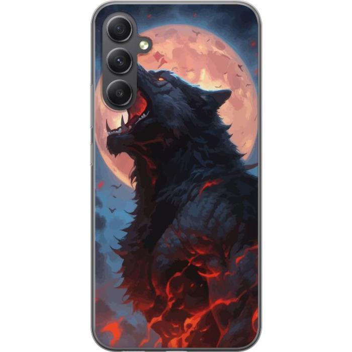 iSecrets - Mobilskal till Samsung Galaxy A16 5G med Ylande varg