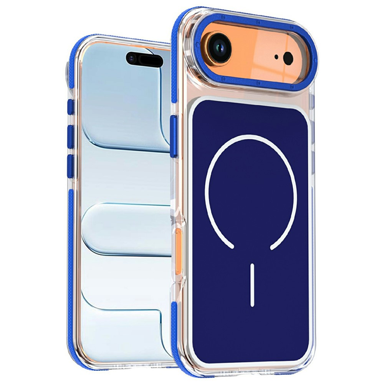 iPhone Air Mobilskal MagSafe Dual Färg Shockproof - Blå (Blå) | 2353 | AlltMobil