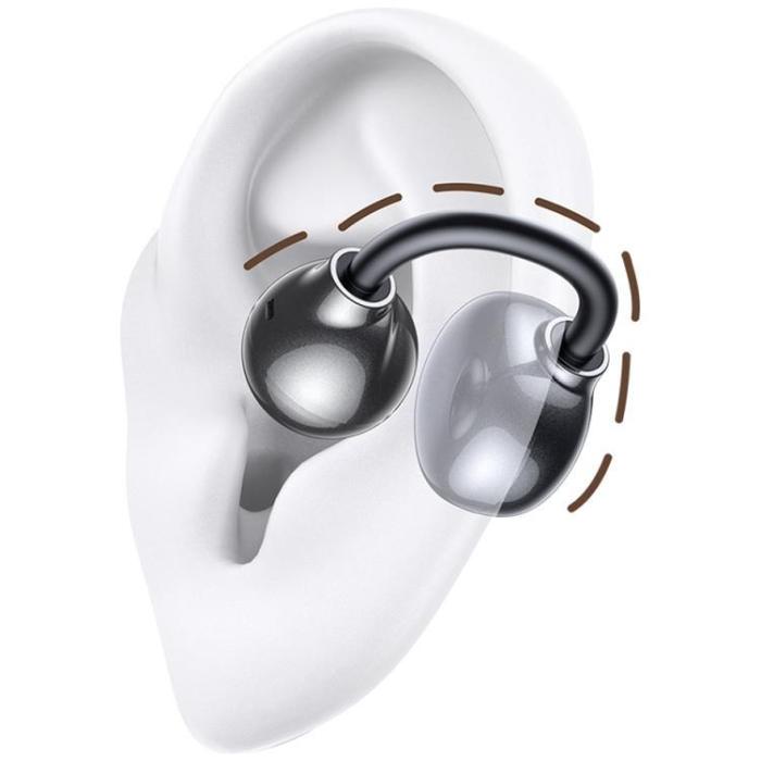 USAMS - USAMS In-Ear Hörlurar Bluetooth Clip-on Echo R02 - Grå