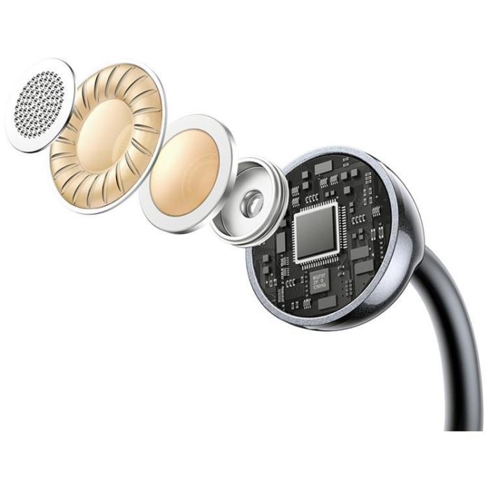 USAMS - USAMS In-Ear Hörlurar Bluetooth Clip-on Echo R02 - Grå