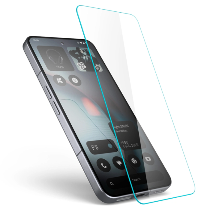 Spigen - [2-Pack] Spigen Nothing Phone 3 Härdat Glas Skärmskydd Slim - Clear