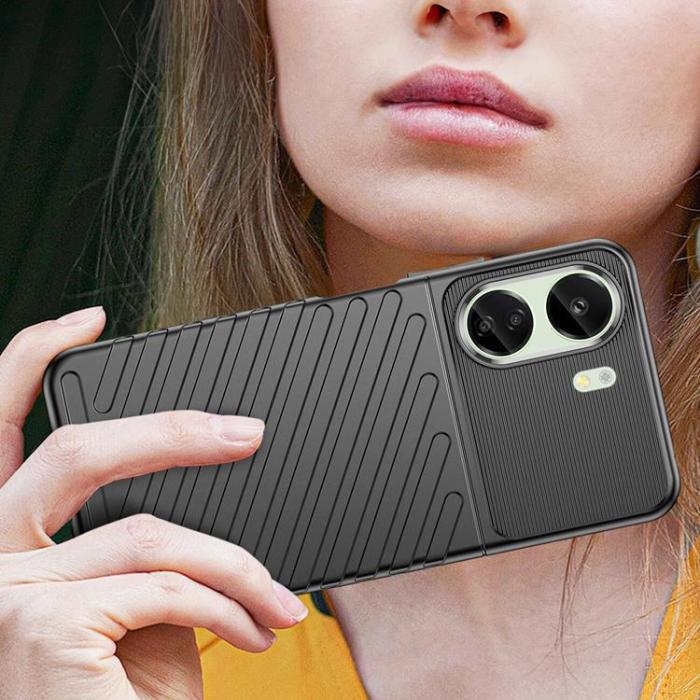 OEM - Xiaomi Redmi 13C Mobilskal Thunder TPU - Svart