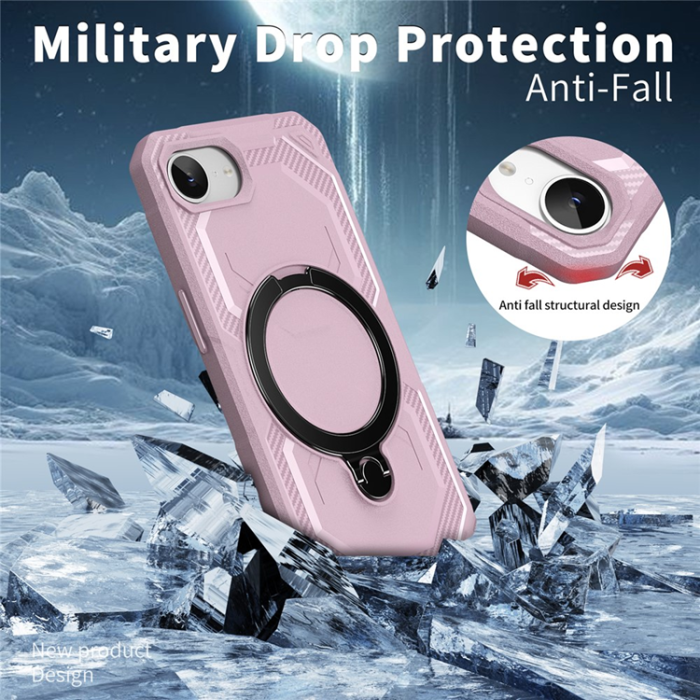 A-One Brand - iPhone 16e Mobilskal MagSafe Kickstand TPU + PC