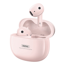 Remax - REMAX TWS Trådlös Hörlurar Bluetooth IPX4 Vattentät ENC - Rosa