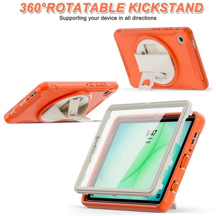 A-One Brand - Galaxy Tab A11 Skal Rotary Kickstand med Handrem