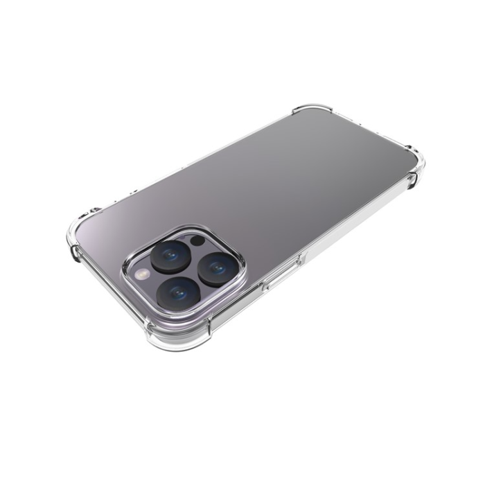 A-One Brand - iPhone 15 Pro Max Mobilskal Shockproof TPU - Transparent