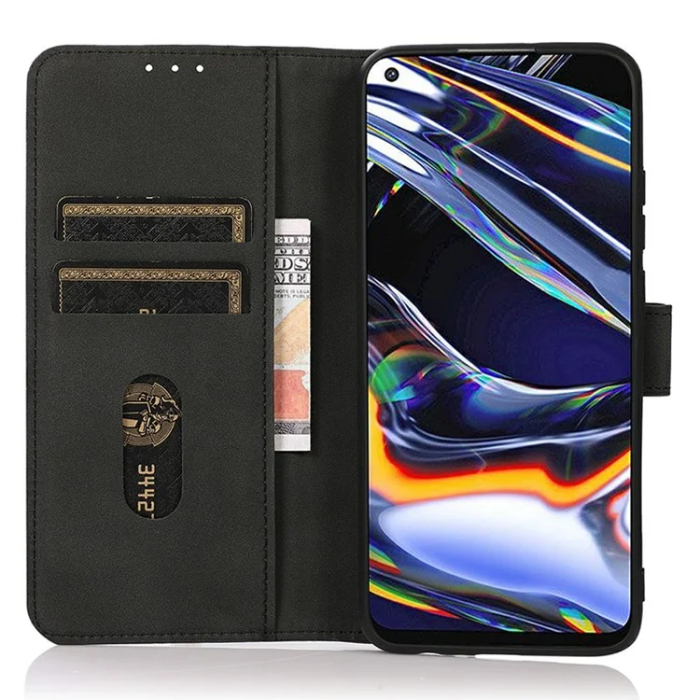 KHAZNEH - Khazneh iPhone 17 Pro Max Plånboksfodral Läder - Svart