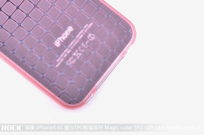 ROCK - Rock Flexicase skydd till Apple iPhone 4 och 4S (Rosa)