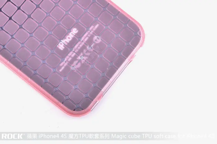 ROCK - Rock Flexicase skydd till Apple iPhone 4 och 4S (Rosa)