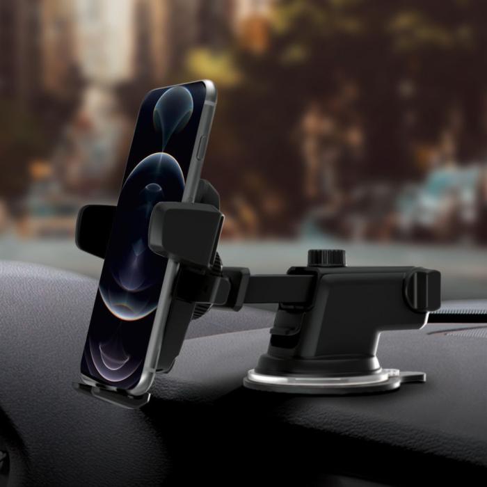  - Dash & Windshield Bilhållare Mount - Svart