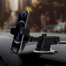 - Dash & Windshield Bilhållare Mount - Svart