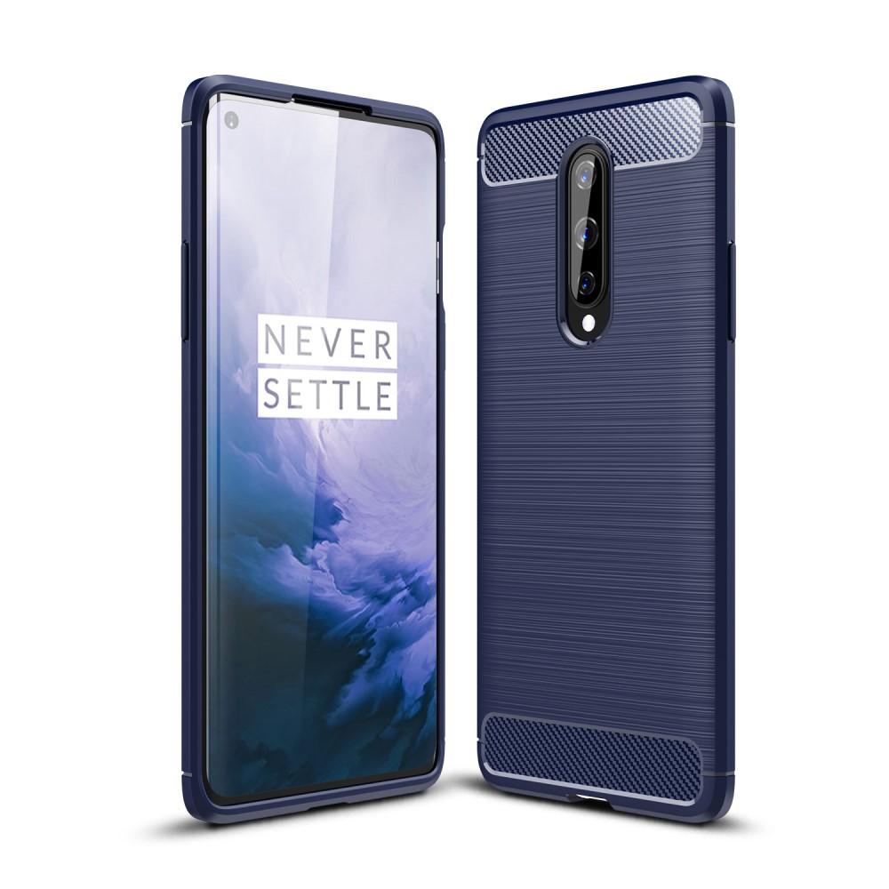 Carbon Fibre Skal OnePlus 8 - Blå | 2353 | AlltMobil