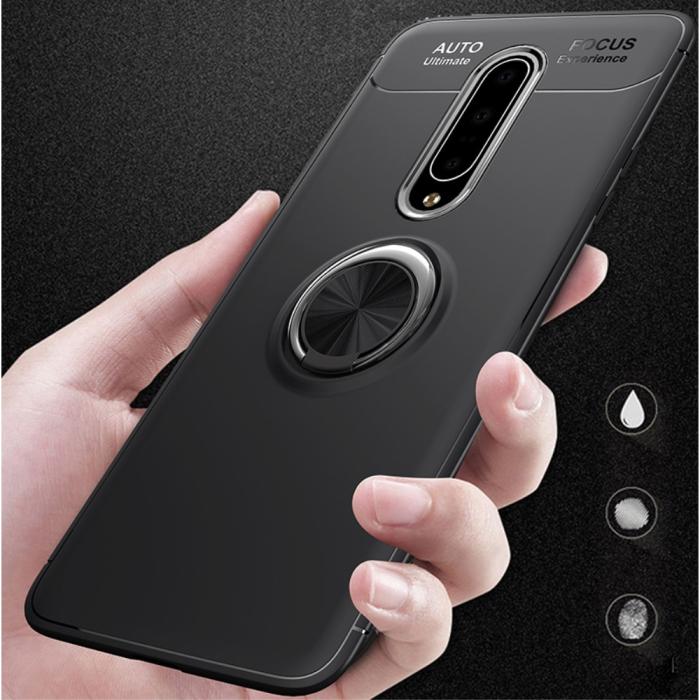 DG.MING - Finger Ring Skal OnePlus 8 - Svart