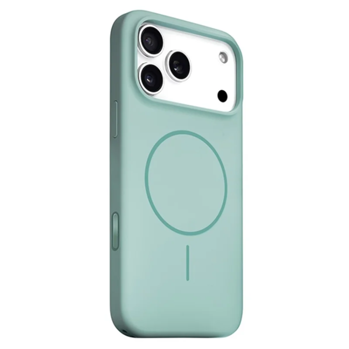 A-One Brand - iPhone 17 Pro Mobilskal Magsafe Liquid Silikon - Grön