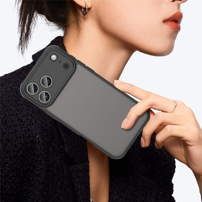 A-One Brand - iPhone 17 Pro Max Mobilskal Frostade krockkuddar Drop Proof