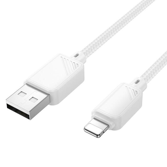 Hoco - HOCO USB-A till Lightning Kabel 2.4A 1 m X113 - Vit