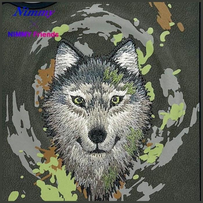 NIMMY - Nimmy iPhone 16 Mobilskal MagSafe Wolf - Mörkgrå