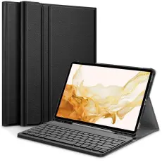 Tech-Protect - Tech-Protect Galaxy Tab A8 10.5 Fodral och Engelskt Tangentbord