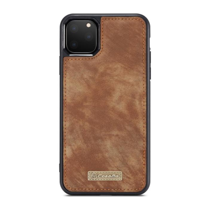 Caseme - CASEME 2-in-1 Plånboksfodral för iPhone 11 Pro Max Detachable - Brun