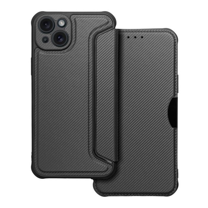 OEM - iPhone 15 Plånboksfodral Razor Holster - Svart